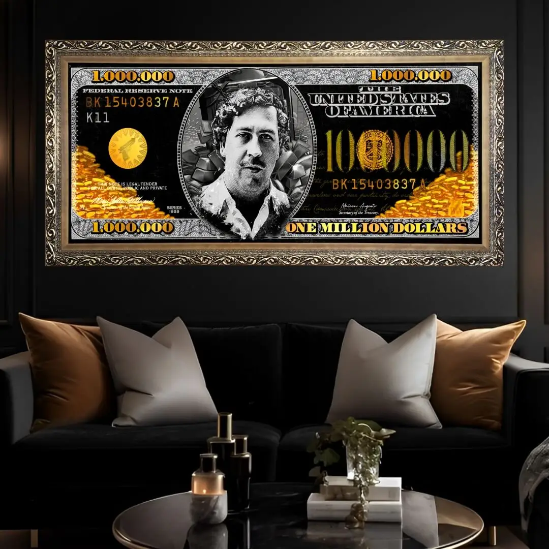 Quadro-Dolar-Pablo-Escobar - Panorâmicos