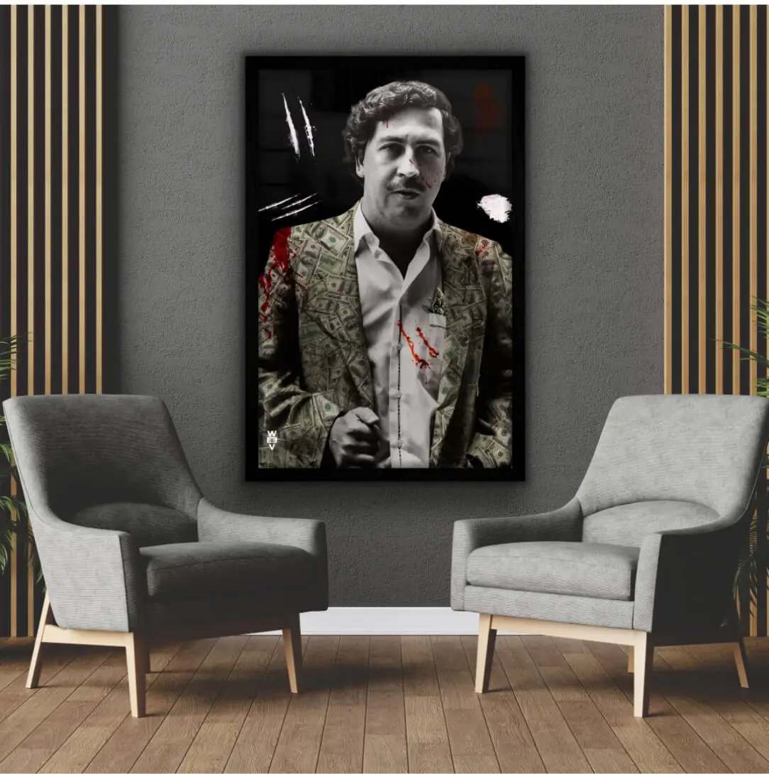 Quadros-Decorativo-Pablo-Escobar-Narco - Big's