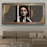Quadro-Decoraitvo-Abstrato-Mulher-Sentimento - Panorâmicos