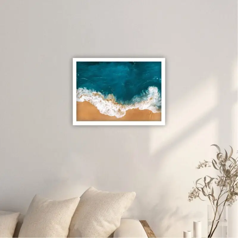 Quadro-Decorativo-Vista-Superior-Praia