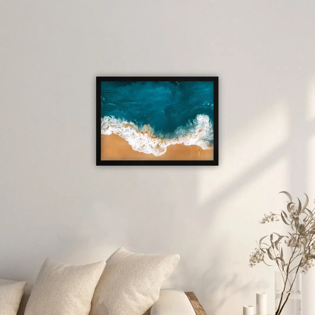 Quadro-Decorativo-Vista-Superior-Praia