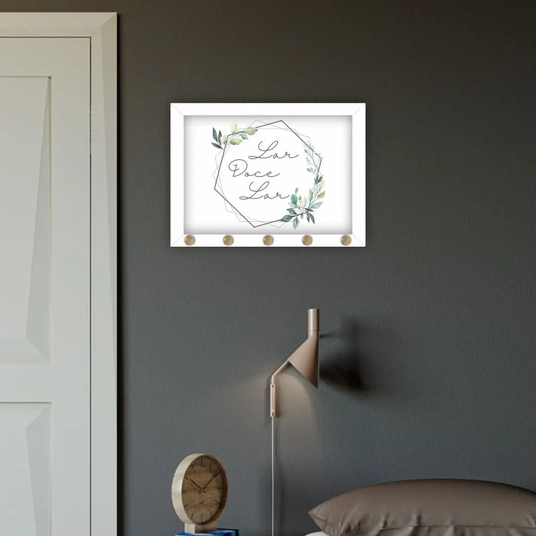Quadro Porta Chave Lar Doce Lar - Imagem 2