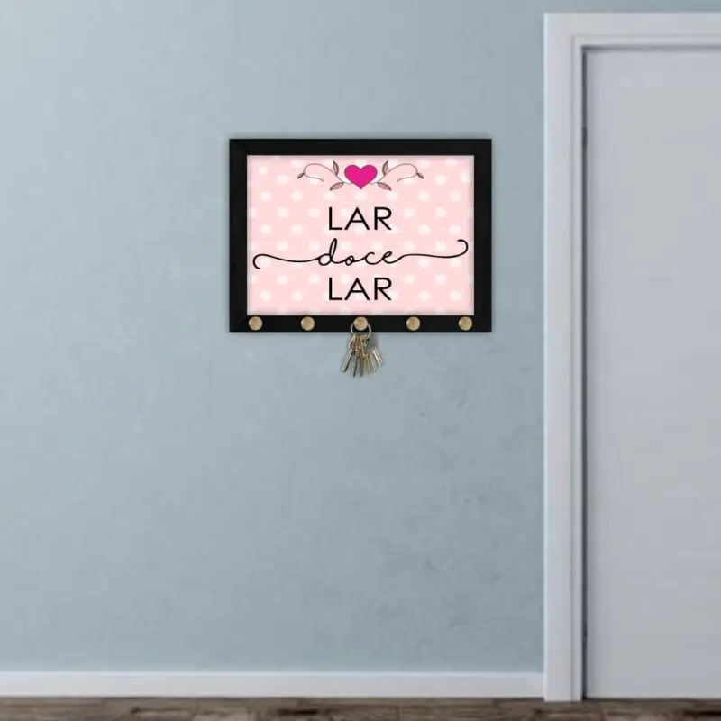 Quadro-Porta-Chave-Lar-doce-Lar