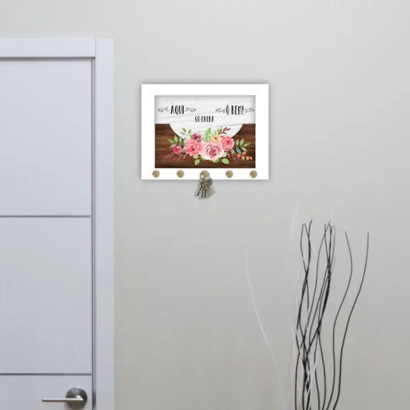 Quadro-Porta-Chave-Aqui-só-entra-o-Bem