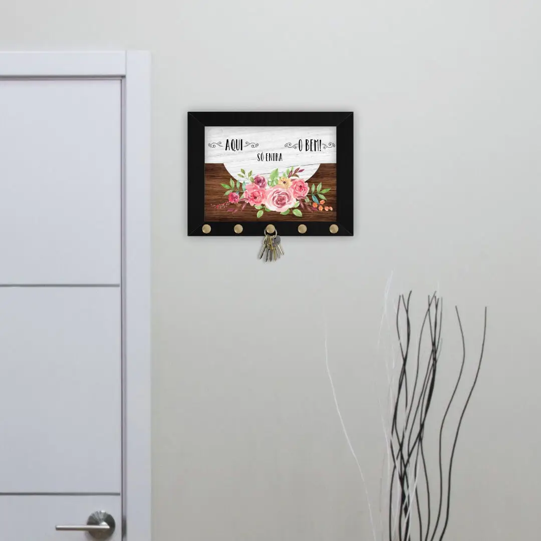 Quadro Porta Chave Aqui só entra o Bem - Imagem 2