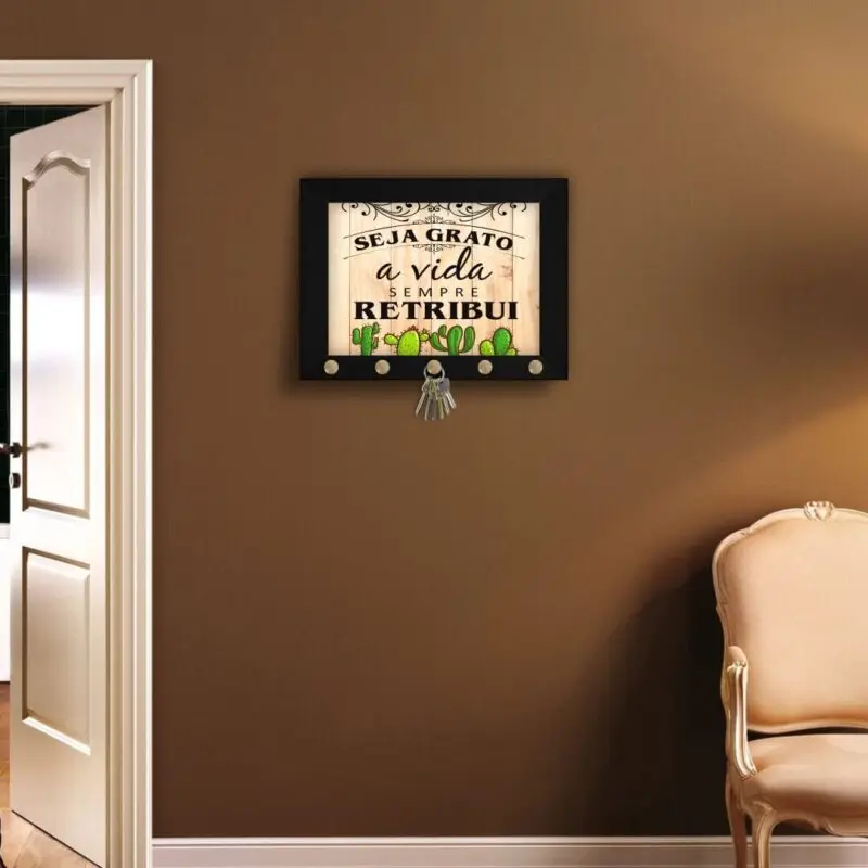 Quadro-Porta-Chave-Seja-Grato
