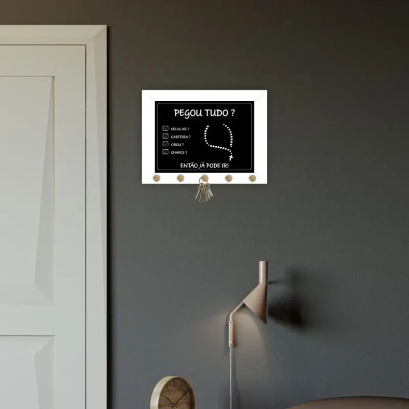 Quadro-Porta-Chave-Pegou-Tudo-Terço