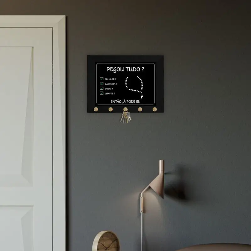 Quadro-Porta-Chave-Pegou-Tudo-Terço
