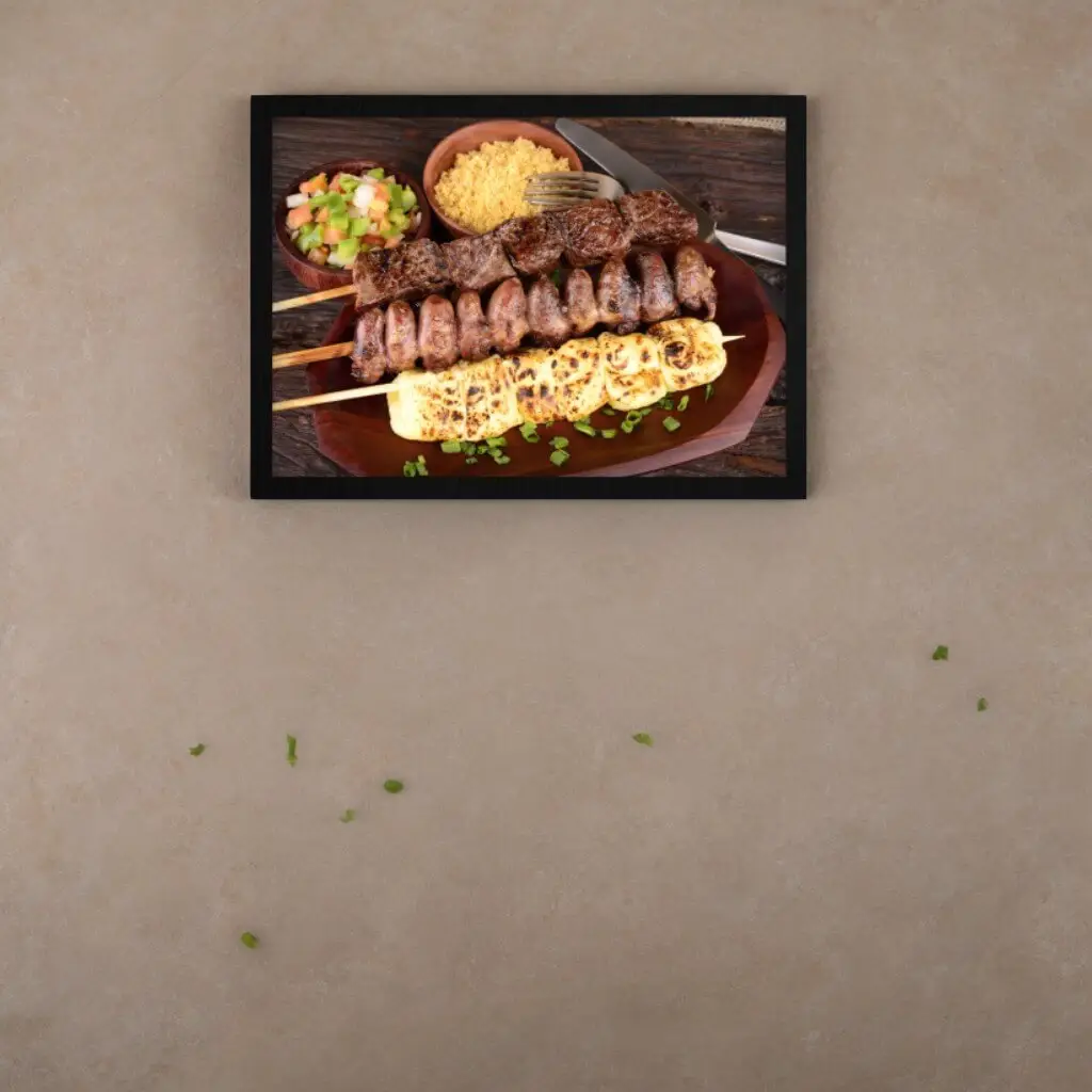 Quadro-Decorativo-Espetinhos-Cozinha
