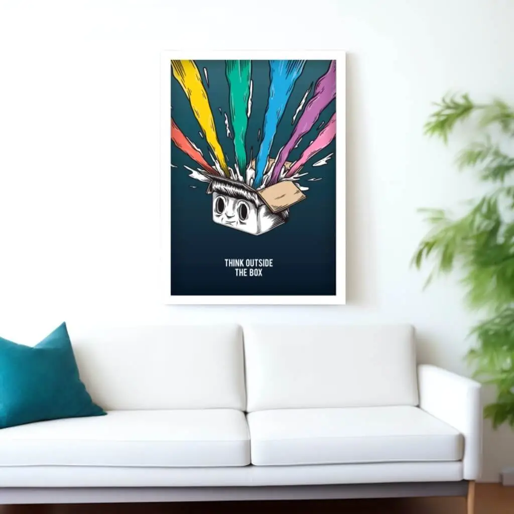Quadro Decorativo Outside the Box - Imagem 2