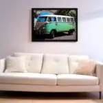 Quadro-Decorativo-Kombi-verde