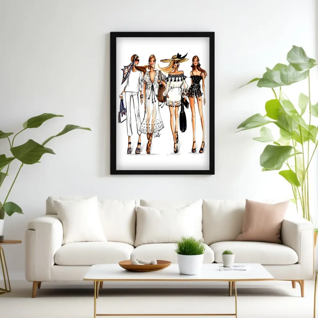 Quadro-Decorativo-Modelos-de-Moda