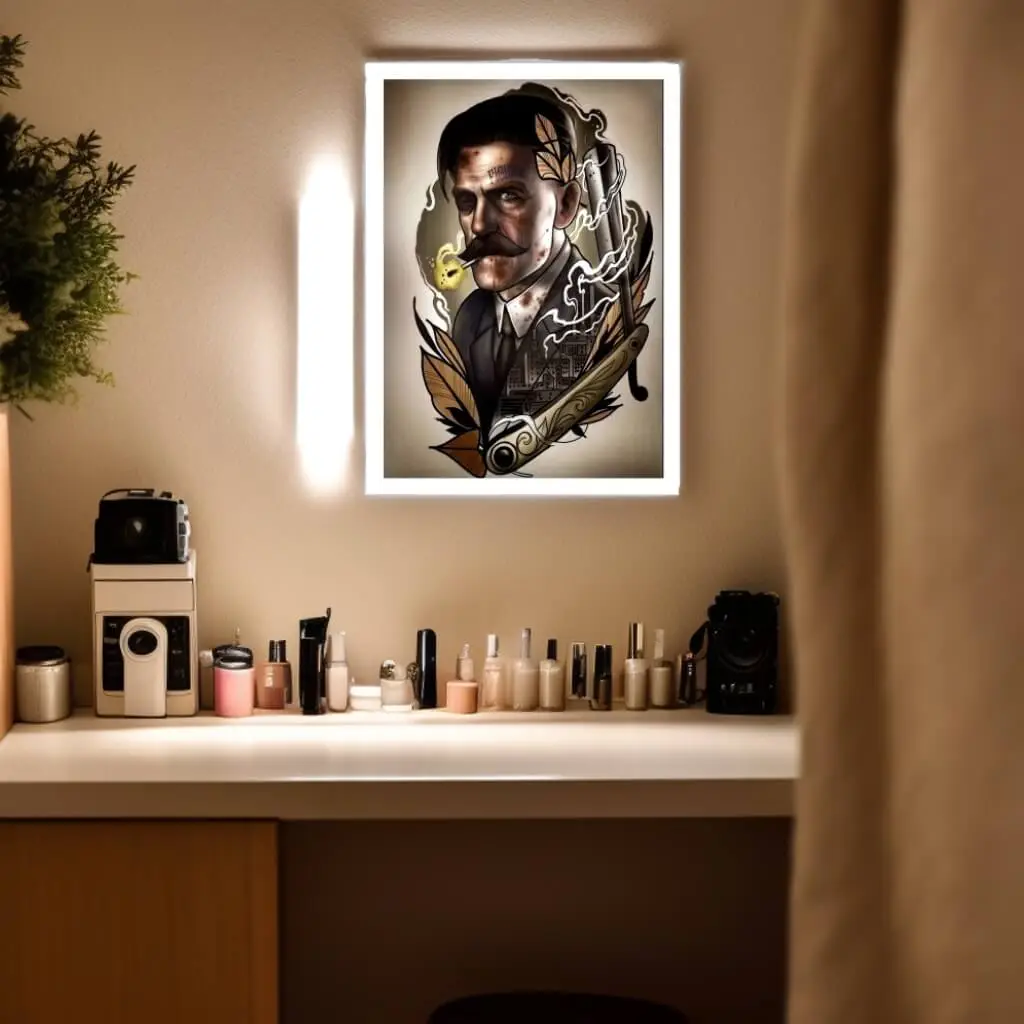 Quadro Decorativo Barber Arthur - Imagem 2