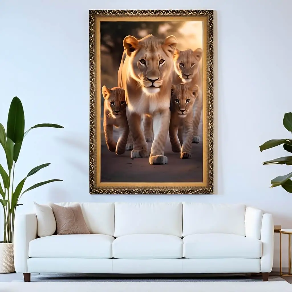 Quadro-Decorativo-Filhos-de-Leoa - Big's