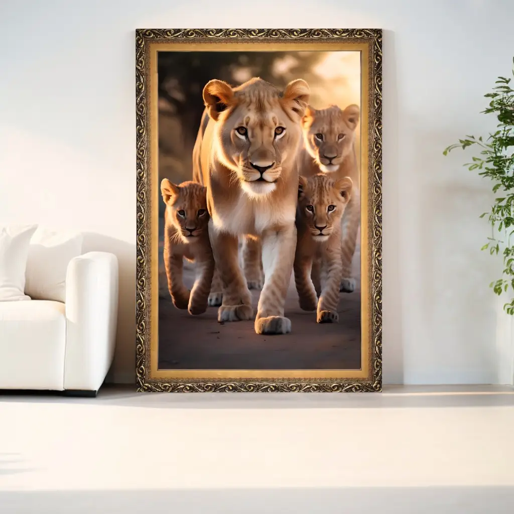 Quadro Decorativo Filhos de Leoa - Big's - Imagem 2
