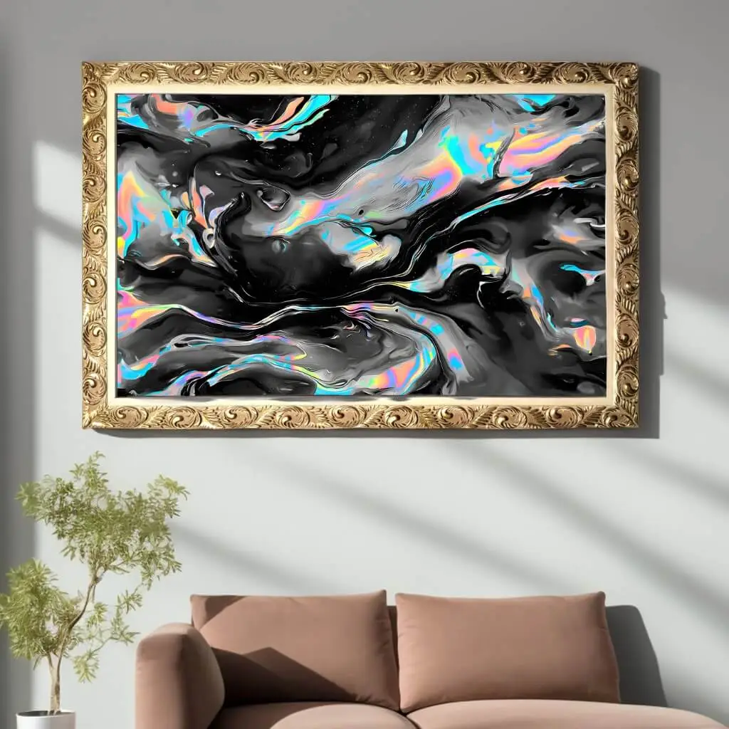 Quadro-Decorativo-Abstrato-Croma - Big's