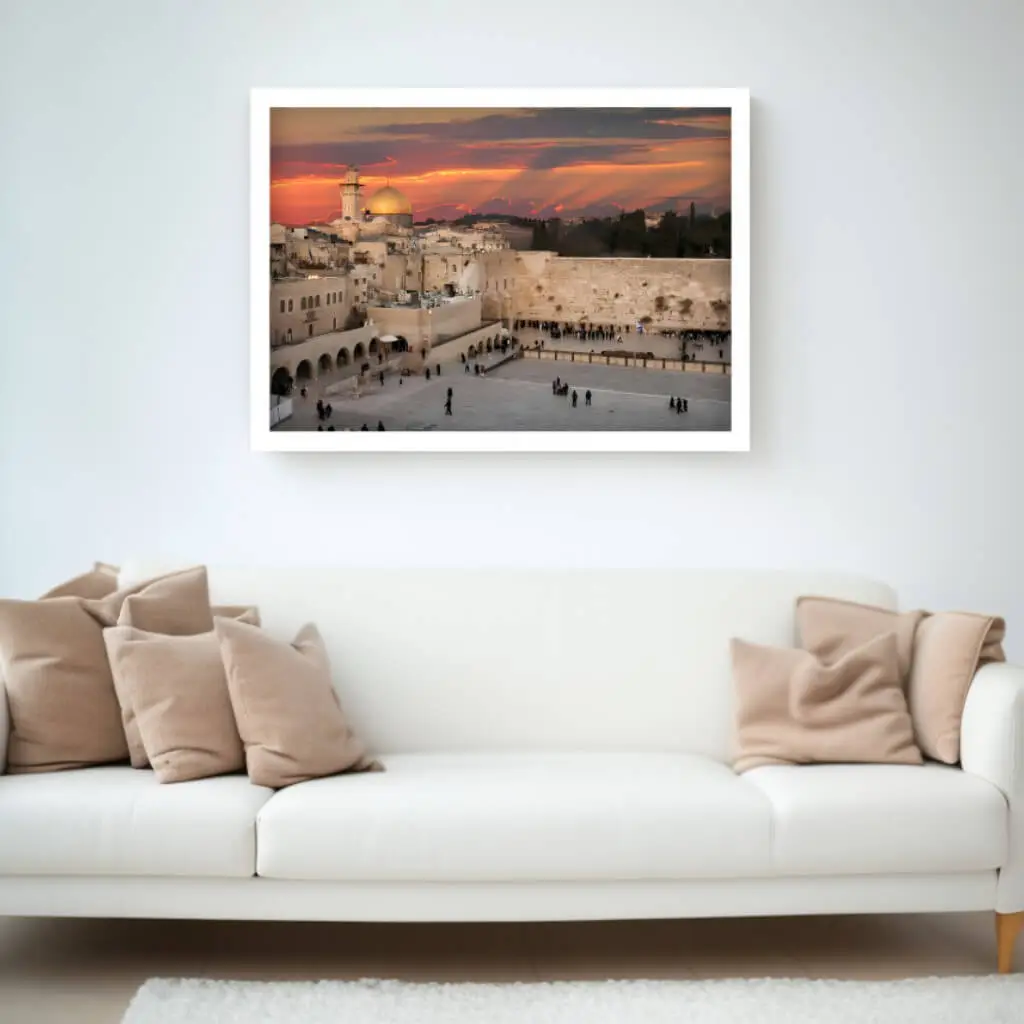 Quadro Decorativo Jerusalém Vista - Imagem 2