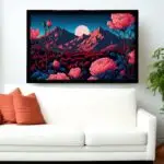 Quadro-Decorativo-Luar-nas-Montanhas - Big's