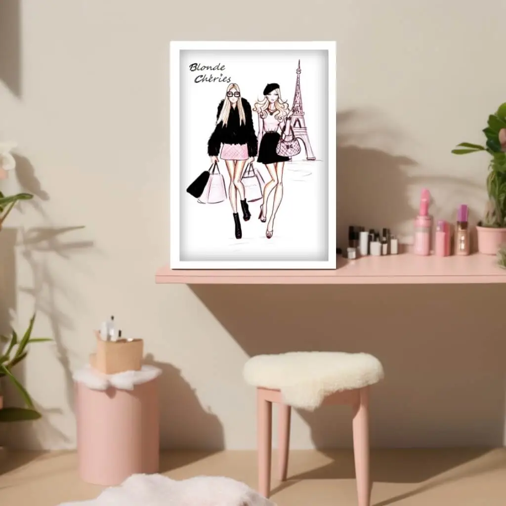 Quadro Decorativo Moda Modelos - Imagem 2