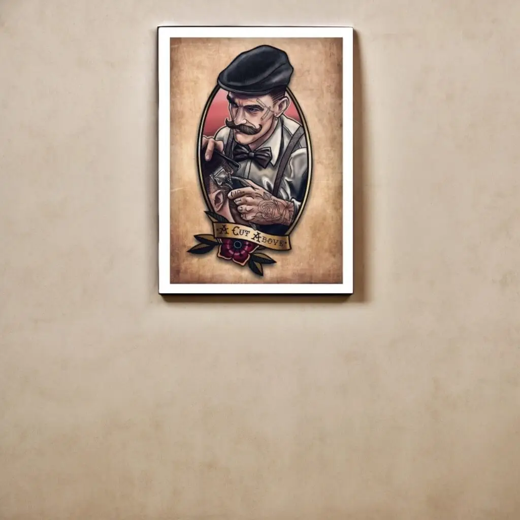 Quadro Decorativo Barber Cut - Imagem 2