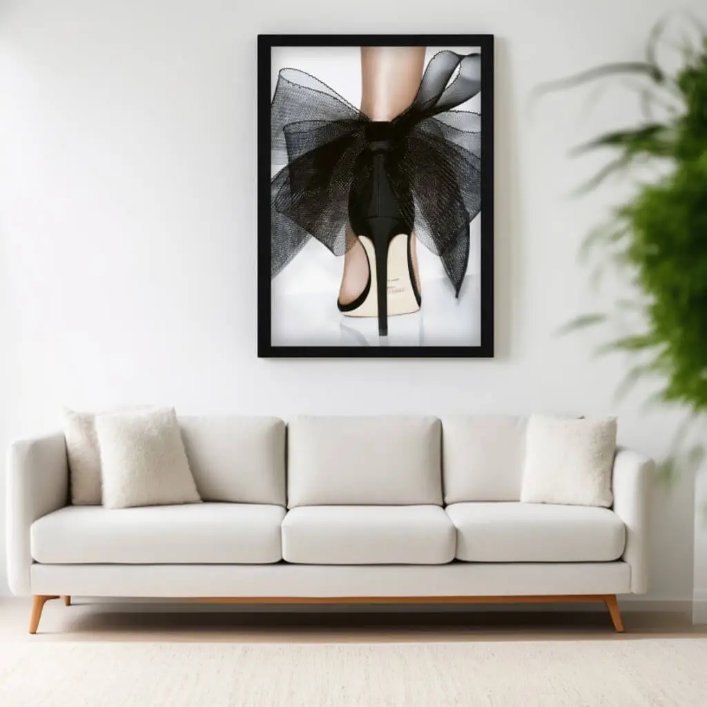 Quadro Decorativo Moda Salto Fita - Imagem 2