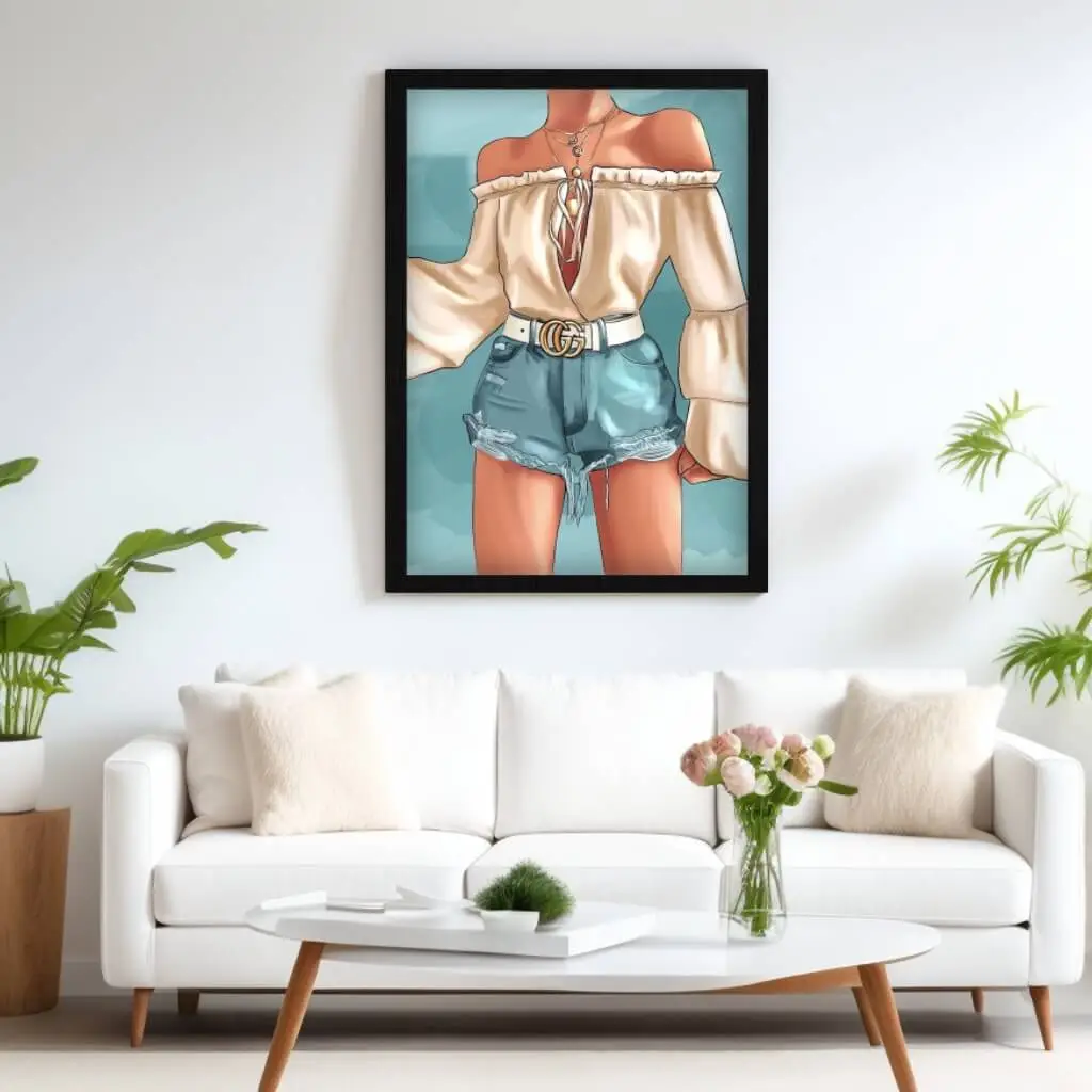 Quadro-Decorativo-Moda-Jeans