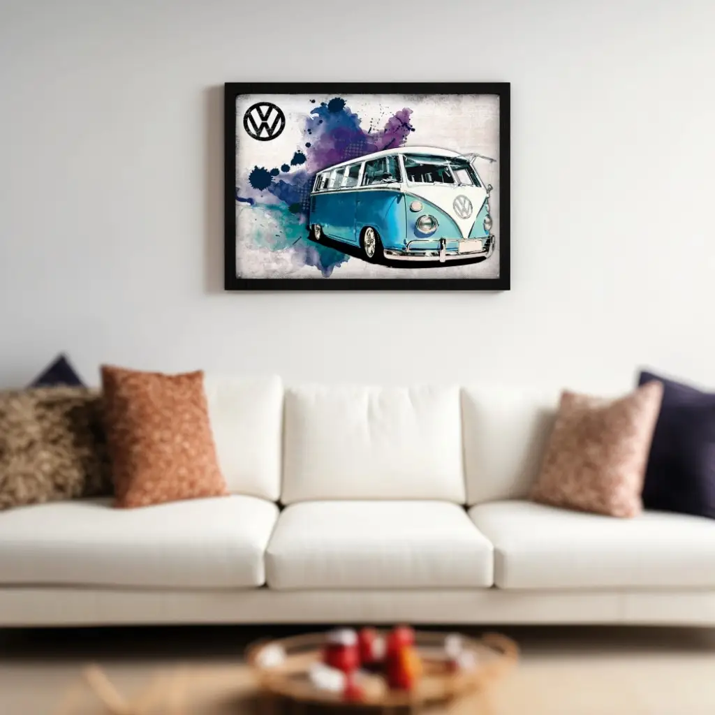 Quadro Decorativo Volkswagen Kombi - Imagem 2