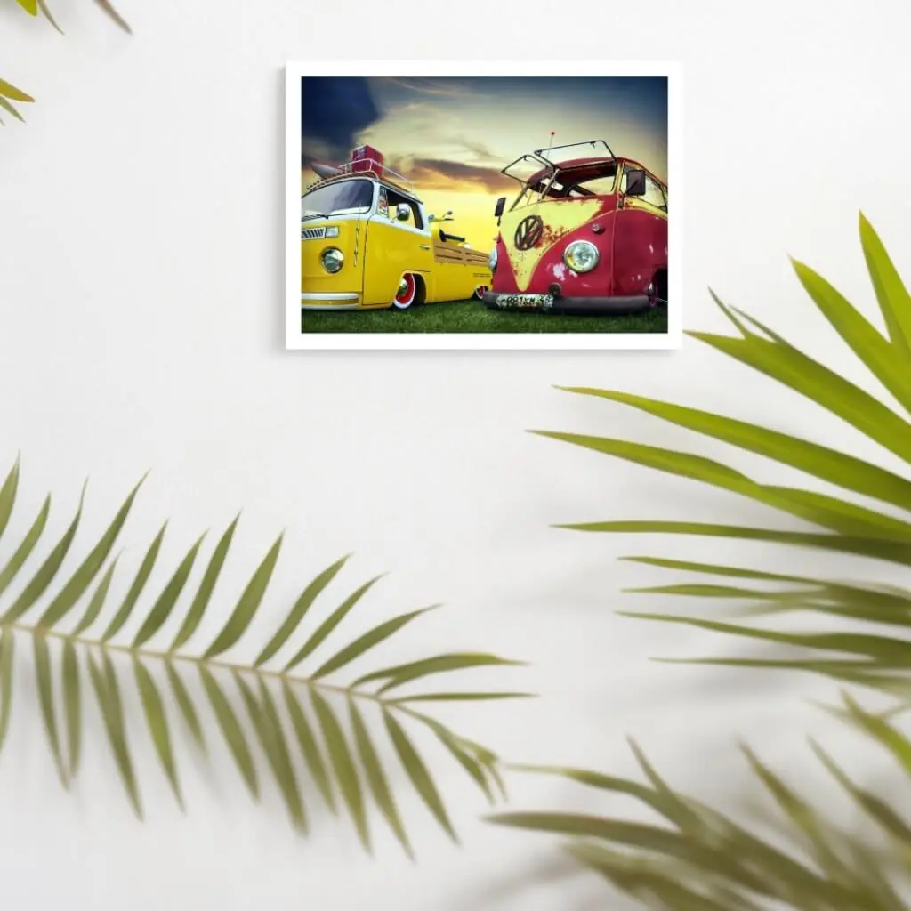 Quadro Decorativo Kombi Viajar - Imagem 2