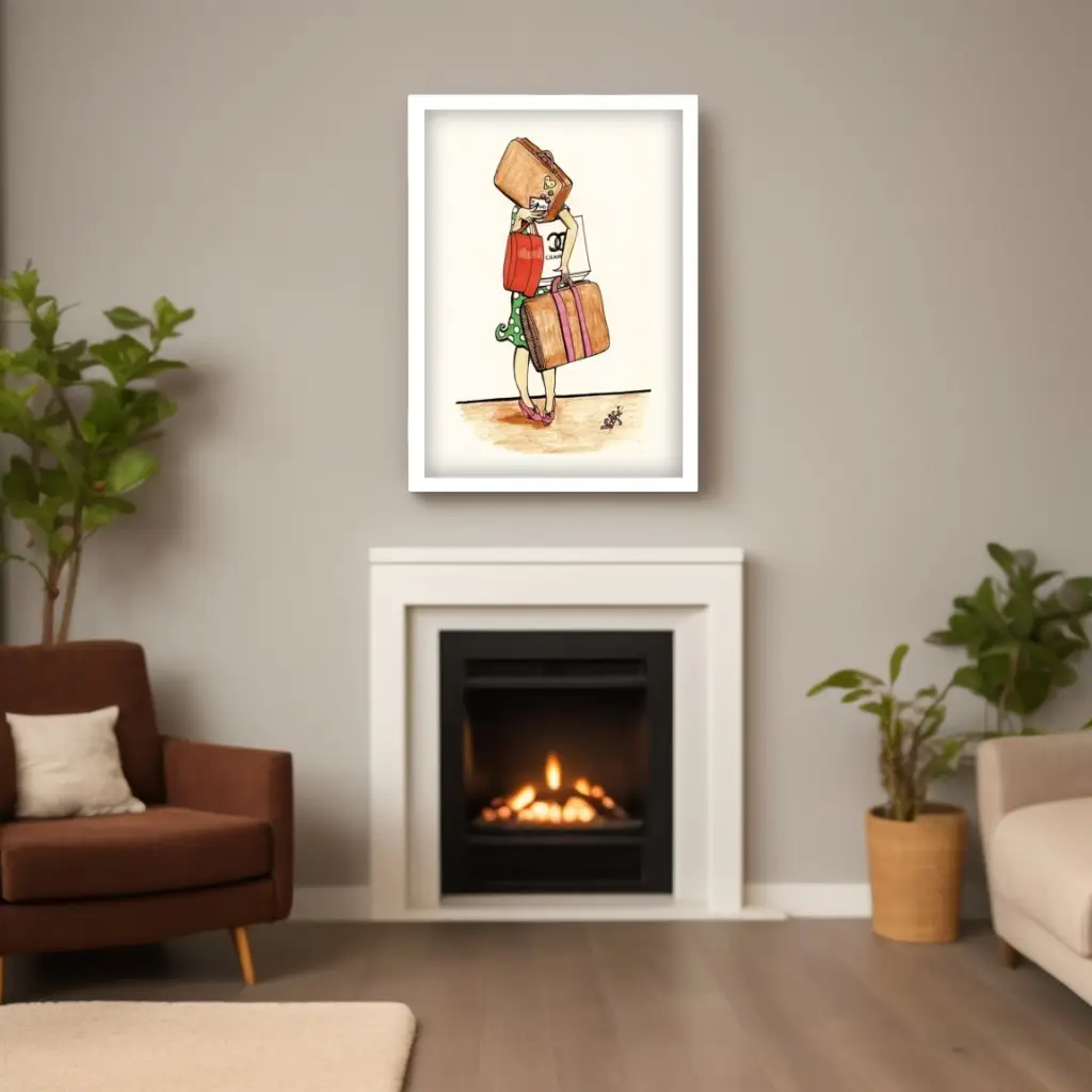 Quadro-Decorativo-Moda-Malas