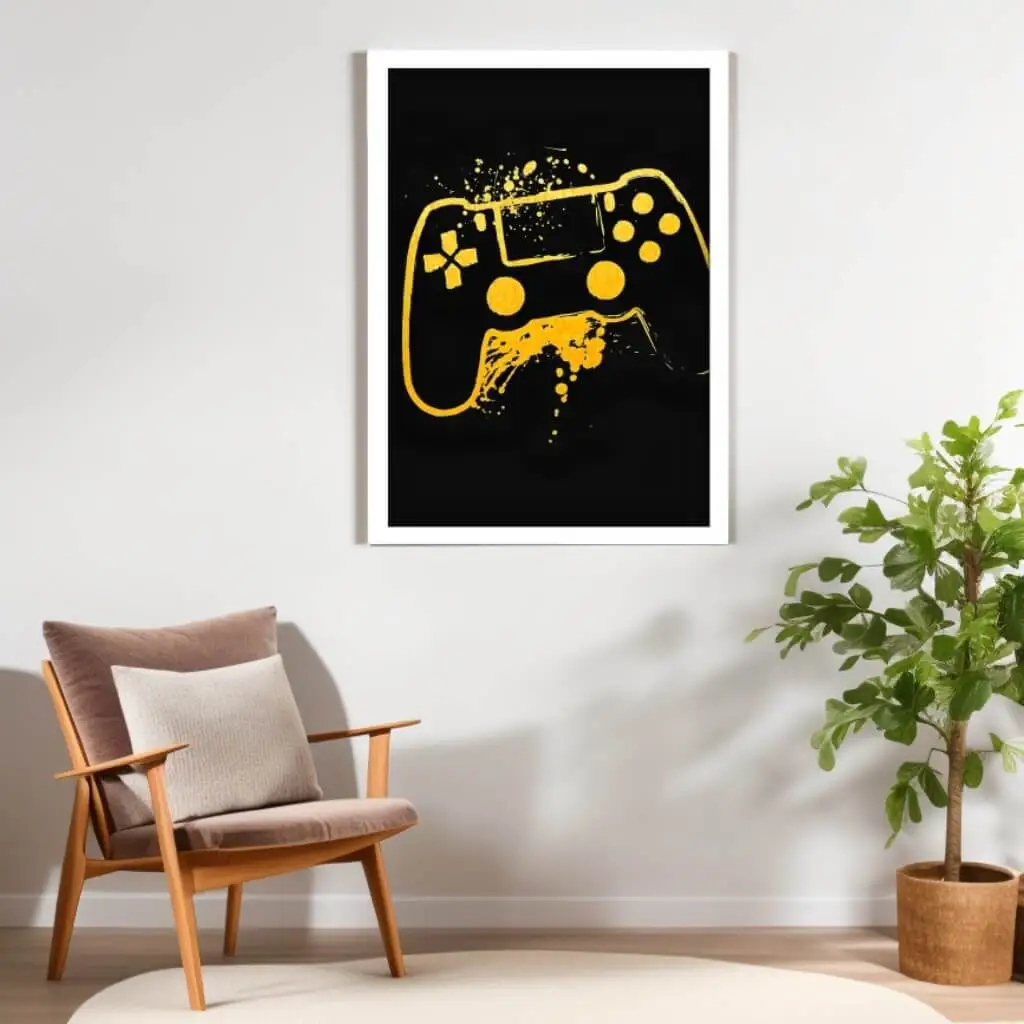 Quadro Decorativo Games Controle - Imagem 2