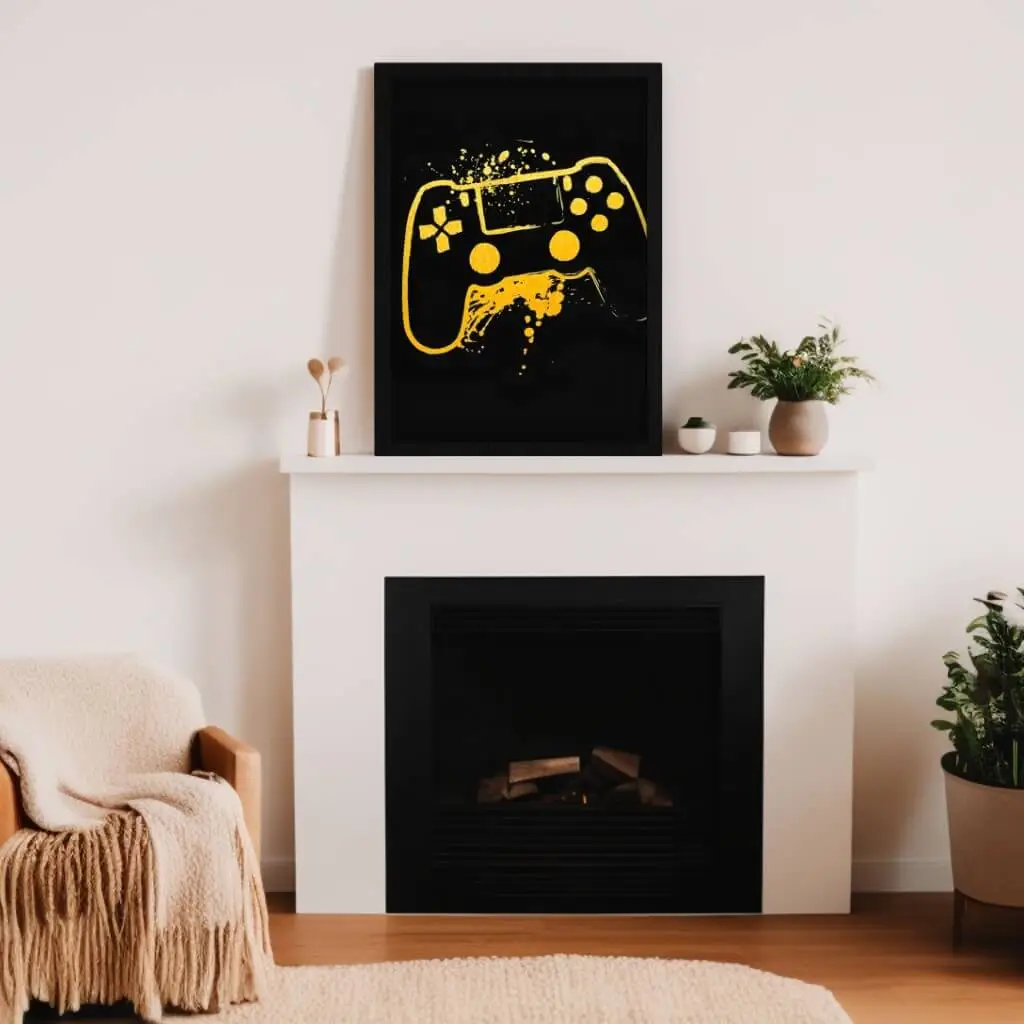 1709 Quadro-Decorativo-Games-Controle