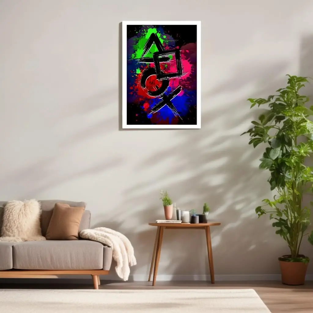 Quadro Decorativo Gamer Botões - Imagem 2