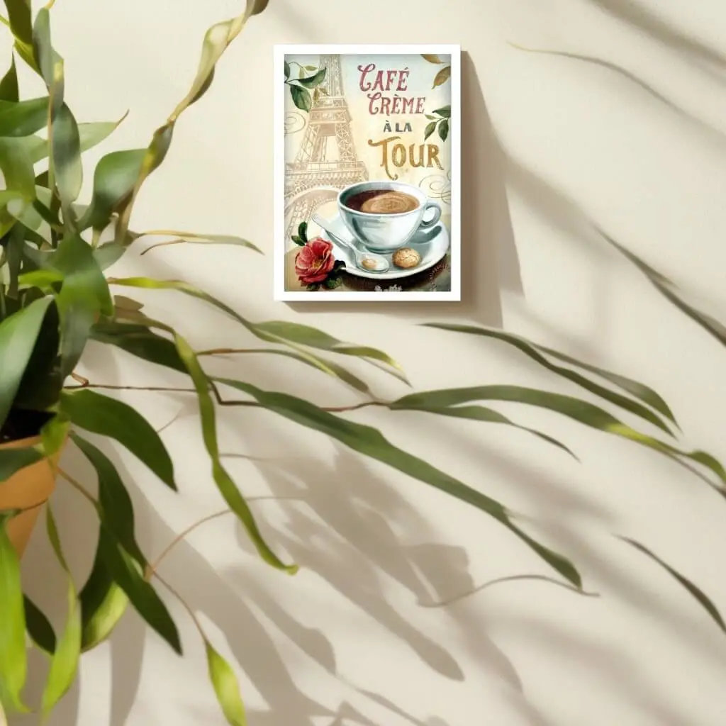 Quadro Decorativo Café Creme - Imagem 2