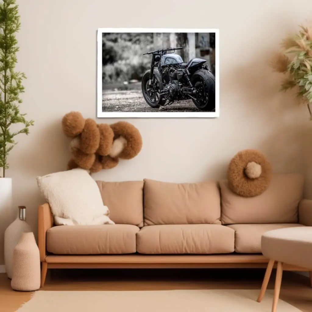 Quadro Decorativo Motorbike Harley Davidson - Imagem 2