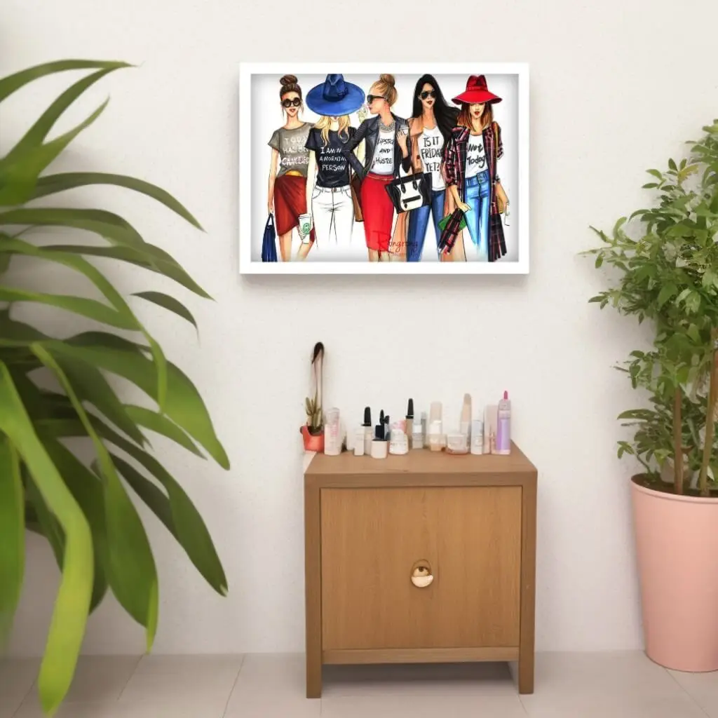 Quadro-Decorativo-Modelos-Cloathing