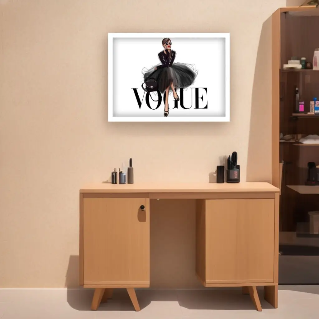 Quadro Decorativo Vogue Moda - Imagem 2