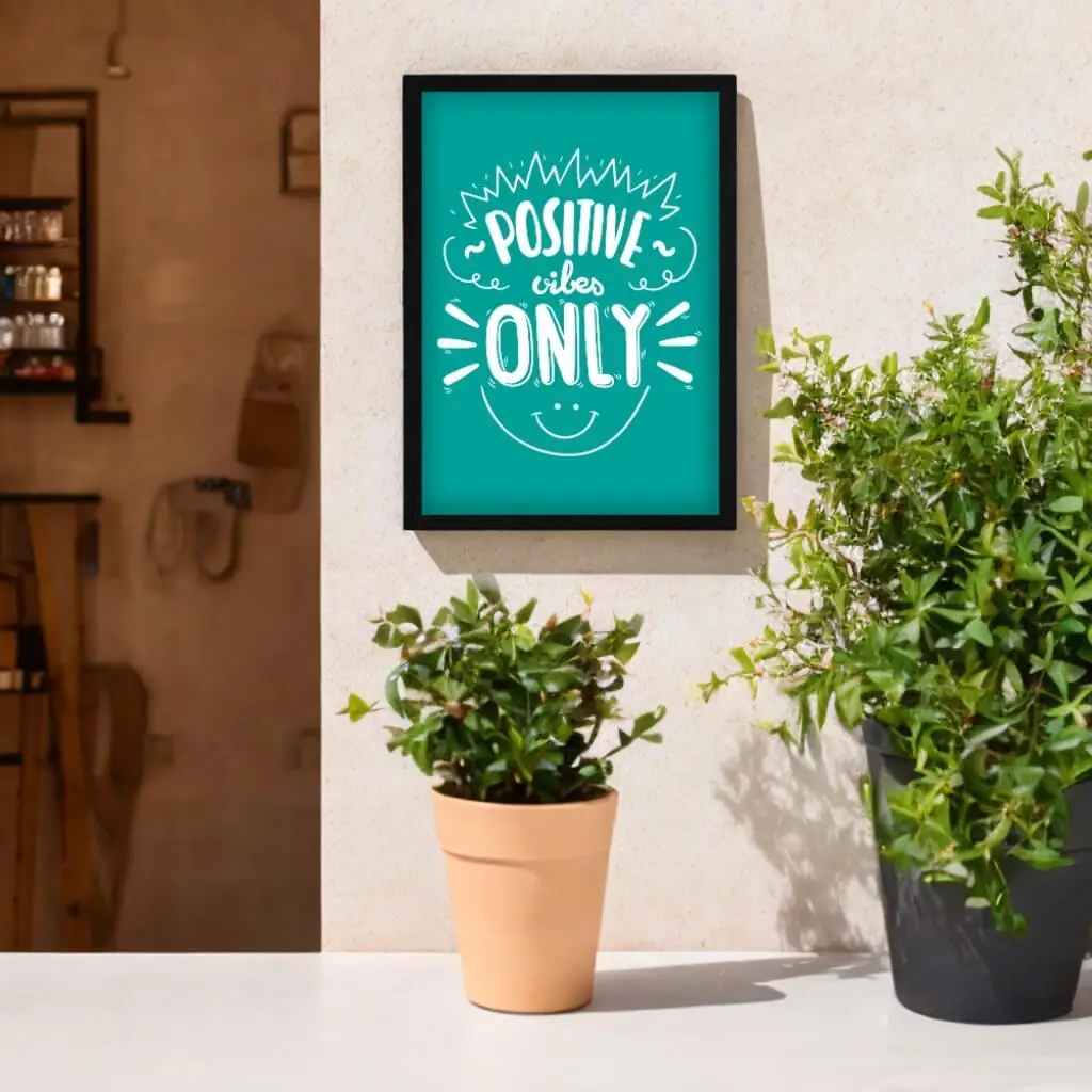 Quadro Decorativo Positive Only - Imagem 2
