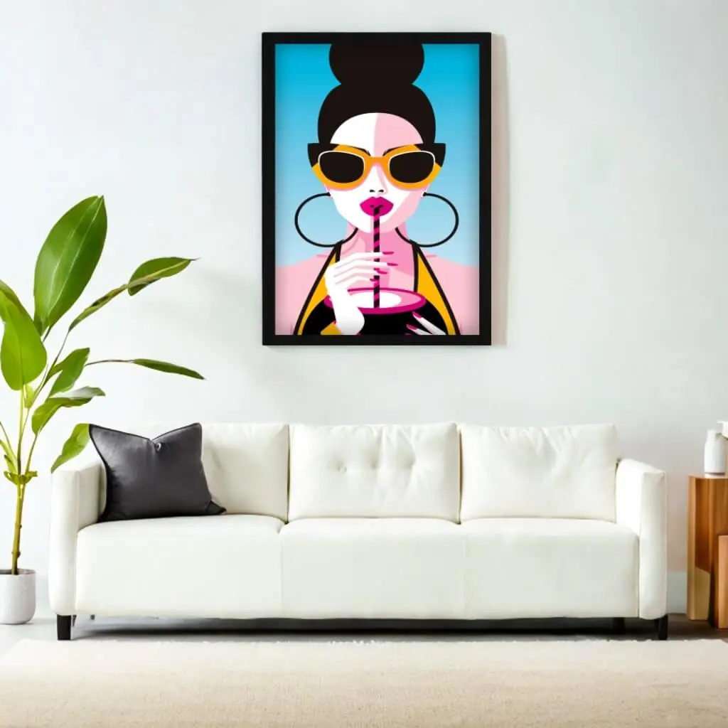 Quadro Decorativo Moda Bebida - Imagem 2