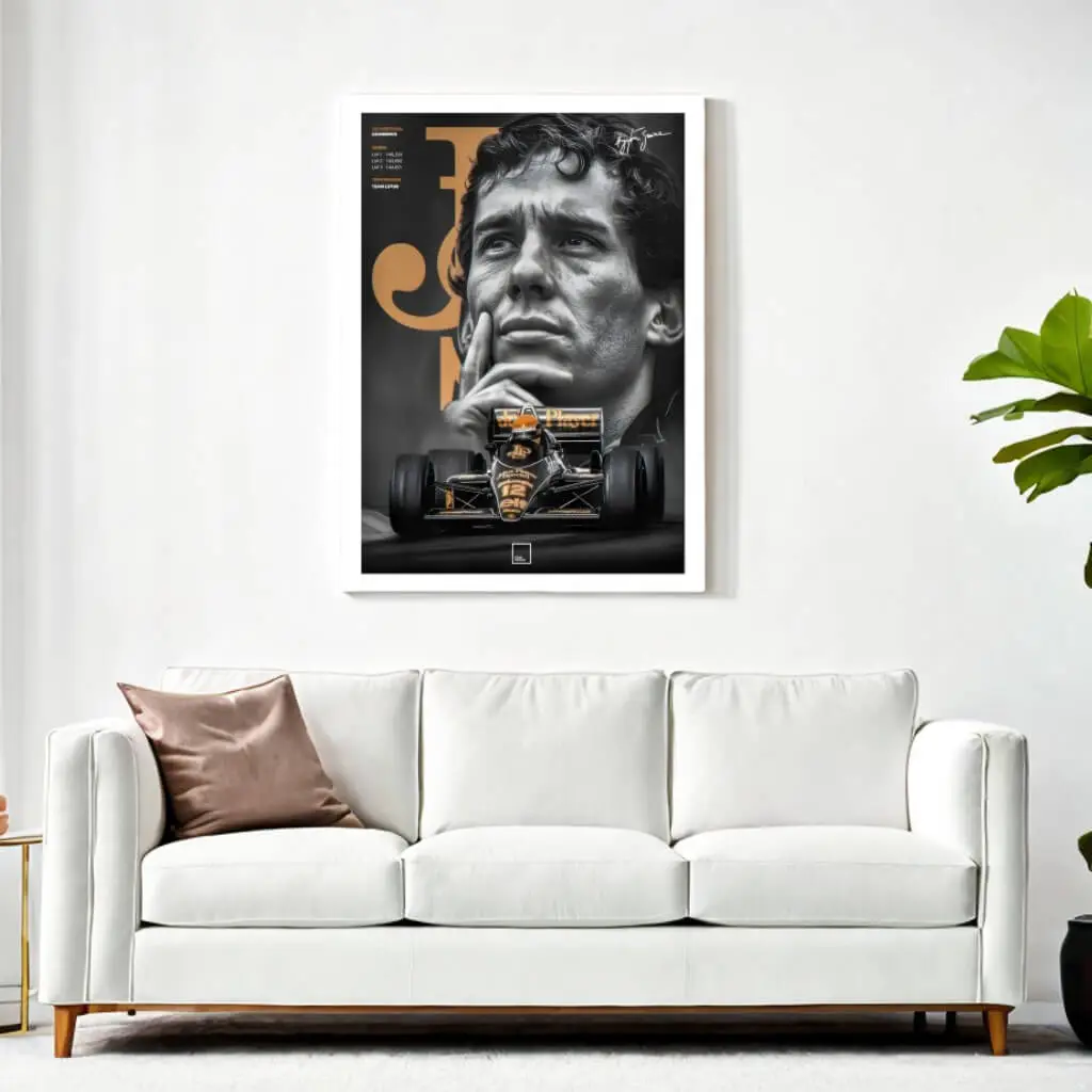 Quadro Decorativo Ayrton Senna - Imagem 2