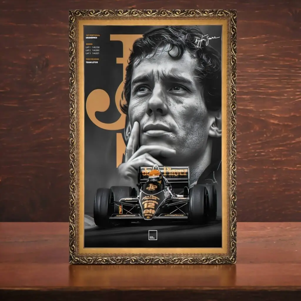 Quadro Decorativo Ayrton Senna - Big's - Imagem 2