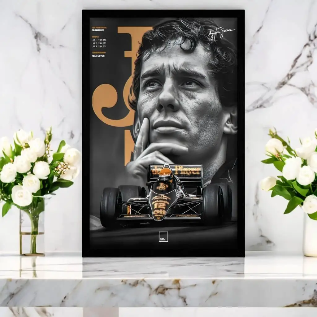 Quadro-Decorativo-Ayrton-Senna - Big's