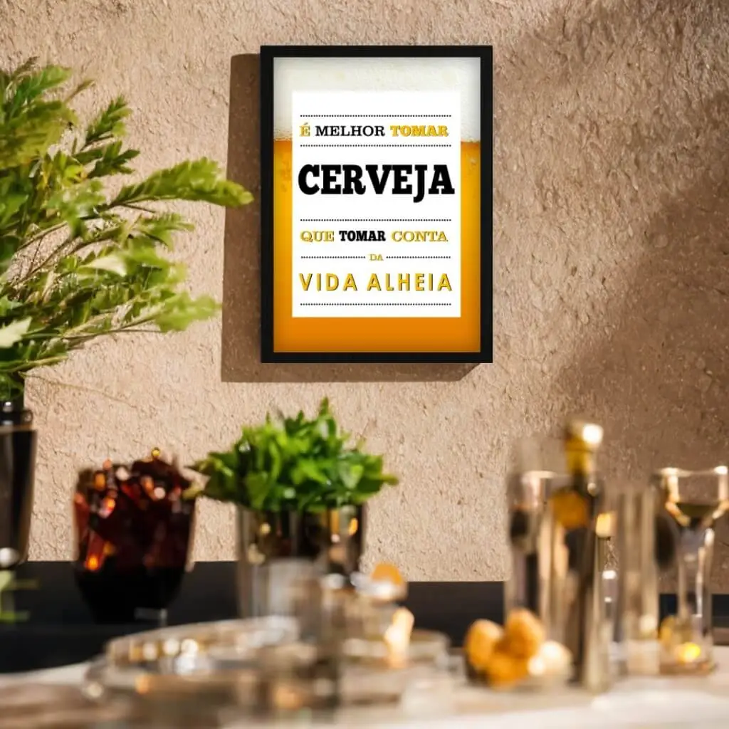 2688 Quadro-Decorativo-Melhor-tomar-cerveja
