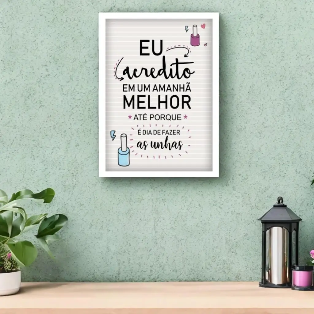 Quadro Decorativo Dia de Fazer as Unhas - Imagem 2