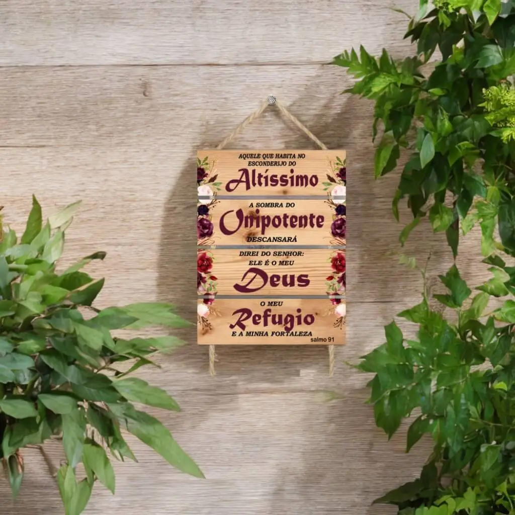 Placa 4 Partes Altissimo Onipotente - Imagem 1