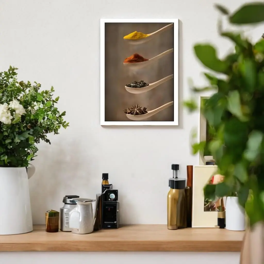 Quadro Decorativo Colher de Temperos - Imagem 2