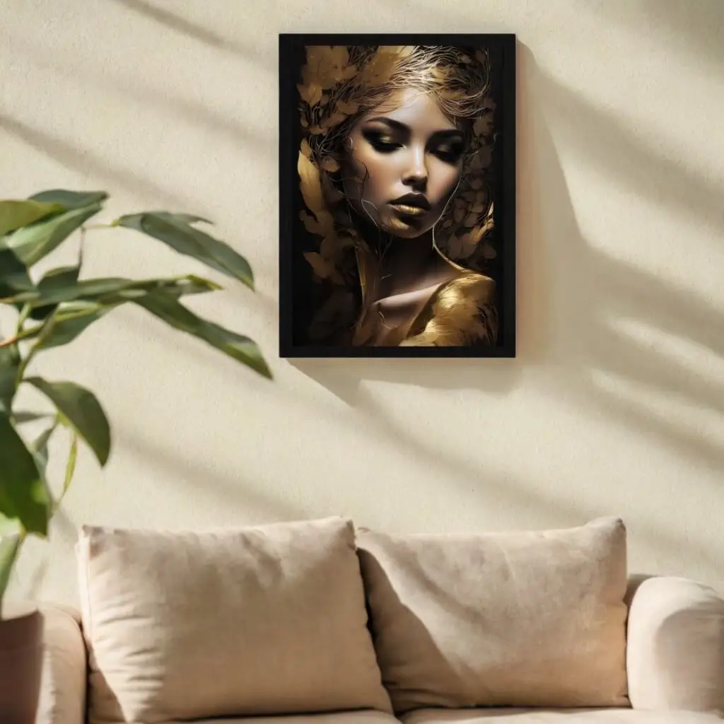 Quadro-Decorativo-Modelo-Gold-Line