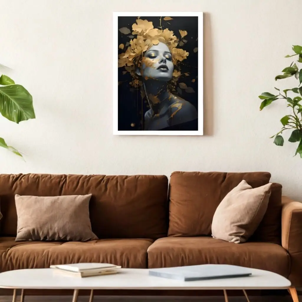 1837- (1) Quadro-Decorativo-Modelo-Gold-Flower