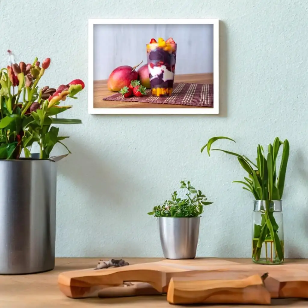 Quadro Decorativo Açai com Frutas - Imagem 2