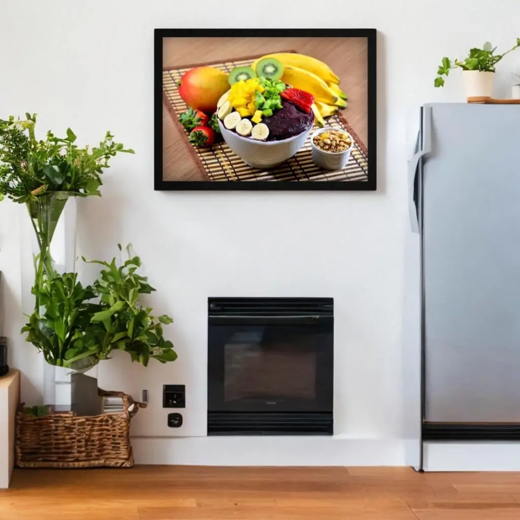 Quadro-Decorativo-Tigela-de-Açai-com-Frutas