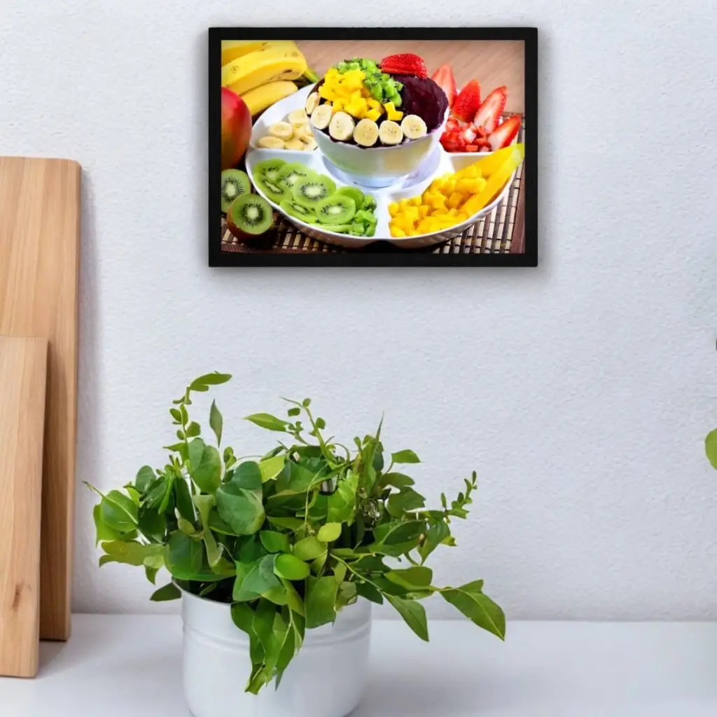 Quadro-Decorativo-Tigela-de-Frutas-e-açai